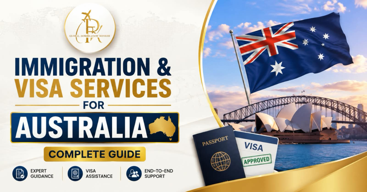 Immigration and visa services for Australia - complete guide with passport and visa approval.